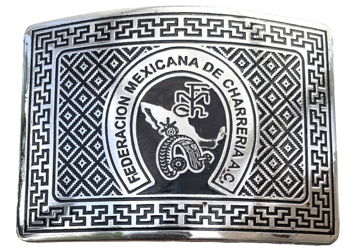 Hebilla de acero charra