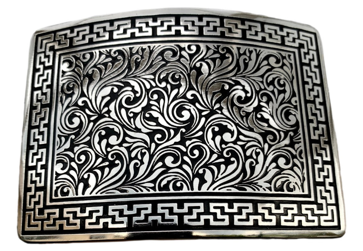 Hebilla de acero charra